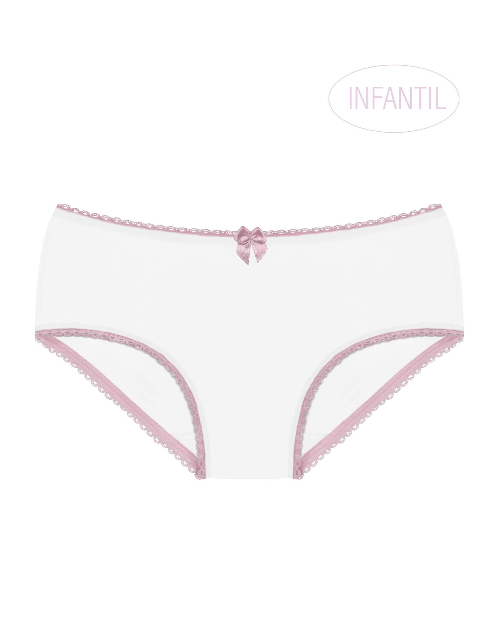 Calcinha Fidelitá Infantil 3005 branco